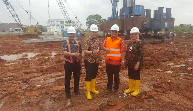 Groundbreaking of Foundation Work of Mandiri University at Wijayakusuma Jakarta<br> 4