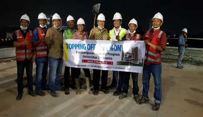 Topping-Off Ceremony of The Construction of Pusgiwa UI 2